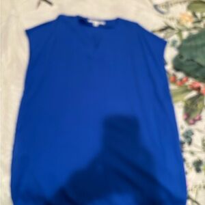 Diane Von Furstenberg Royal Blue Muscle Tee